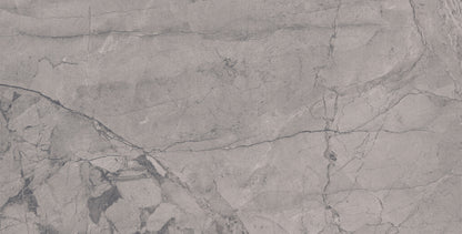 Veins Grey Matt Marble Effect  600x600mm Tile