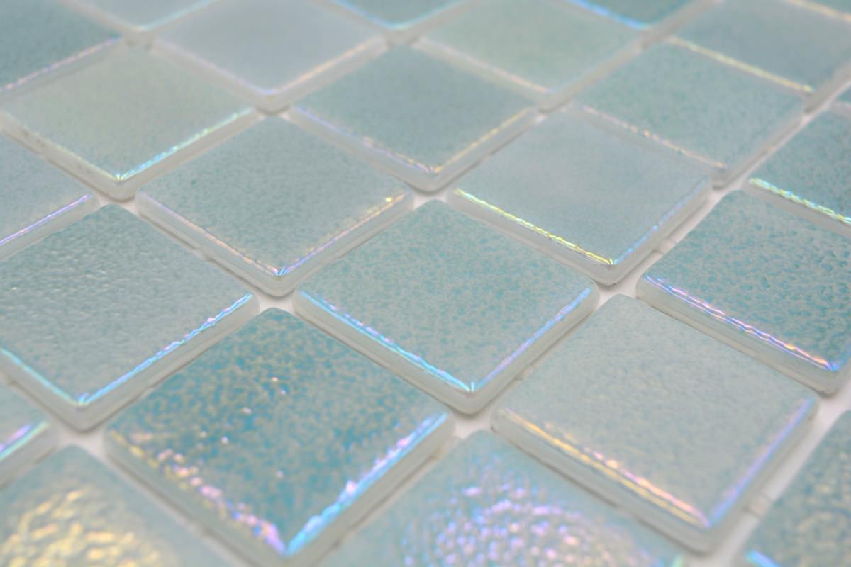 Green Blue Glass Swimming Pool Mosaics