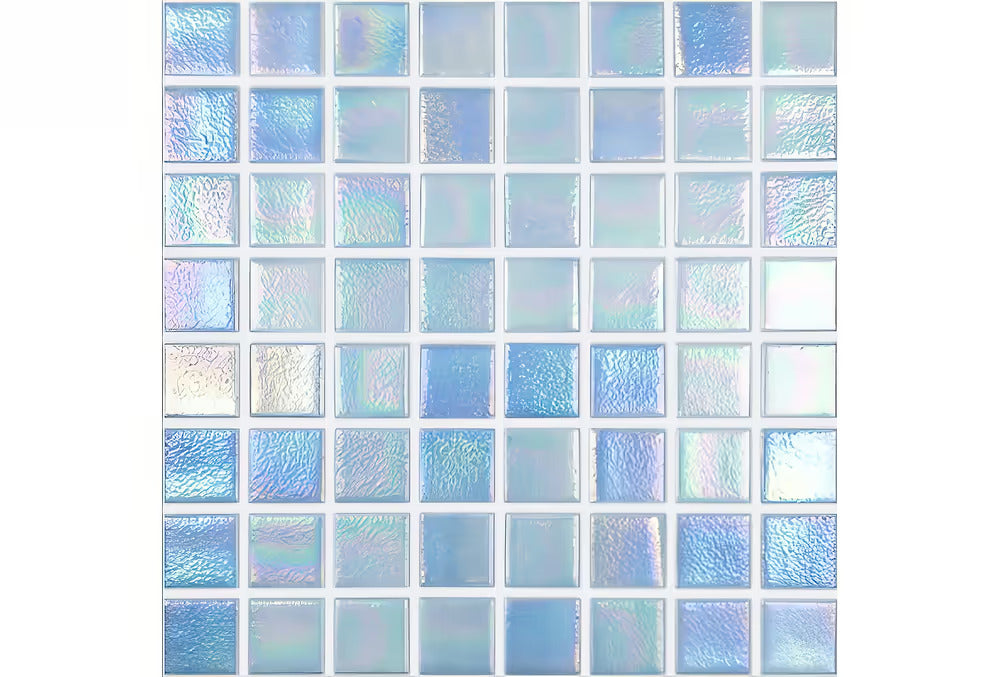 blue swimming pool tiles