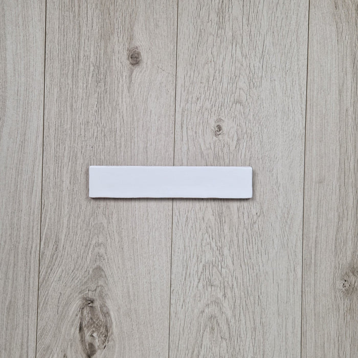 WHITE BRICK METRO  5X25CM 