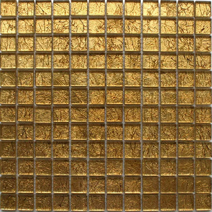 Alexandra Gold Glass Mosaic Tile 30x30cm8