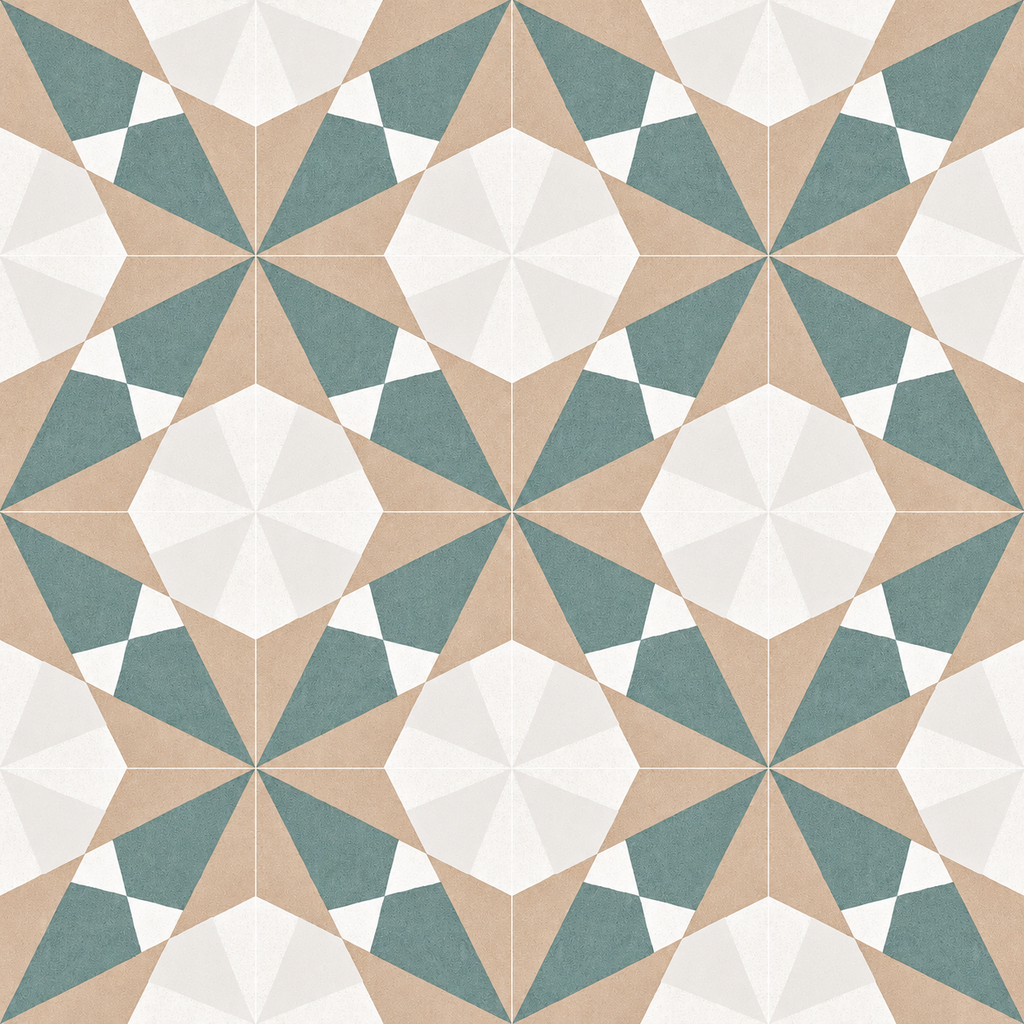 Altea Beige Taco Matt Porcelain Wall & Floor Tile | Luxury Tiles UK