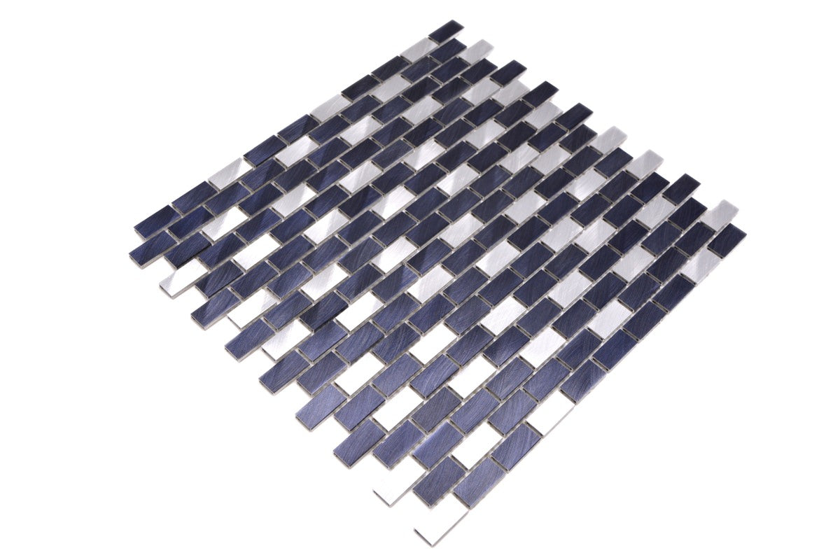 Aluminium Mix Ore Brick Mosaic Wall Tile 