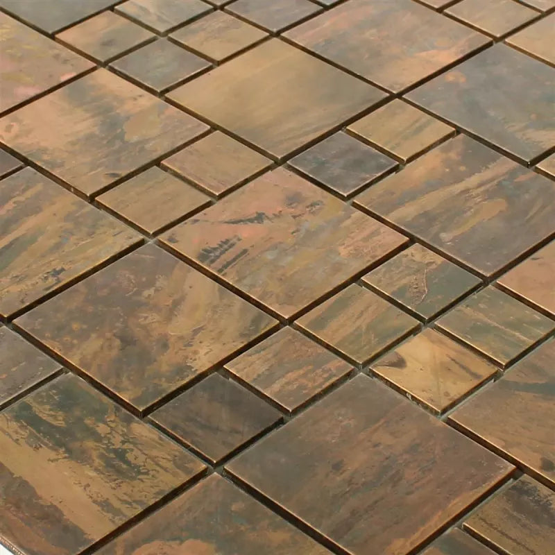 metal mosaic tile for walls 