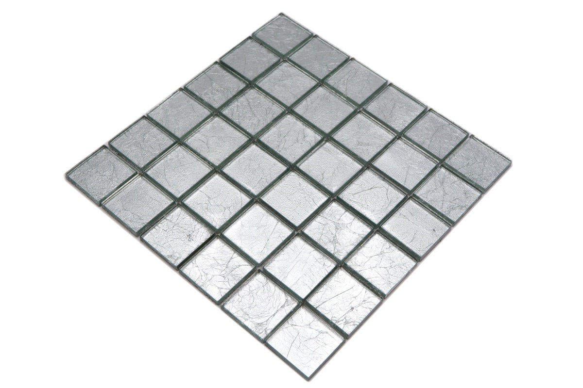 Silver Mosaic Tiles