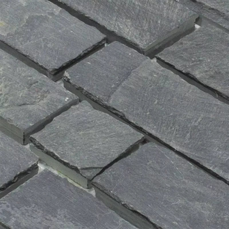 black slate mosaic tile