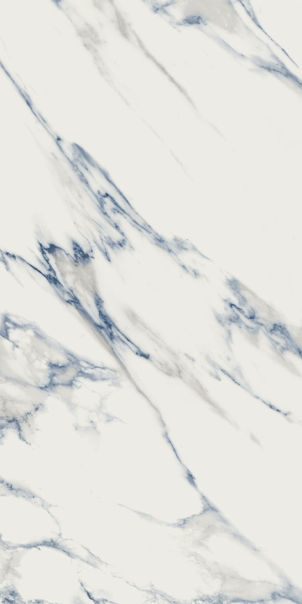 Atlantic Blue Marble Effect Polished Rectified Porcelain wall luxury tiles