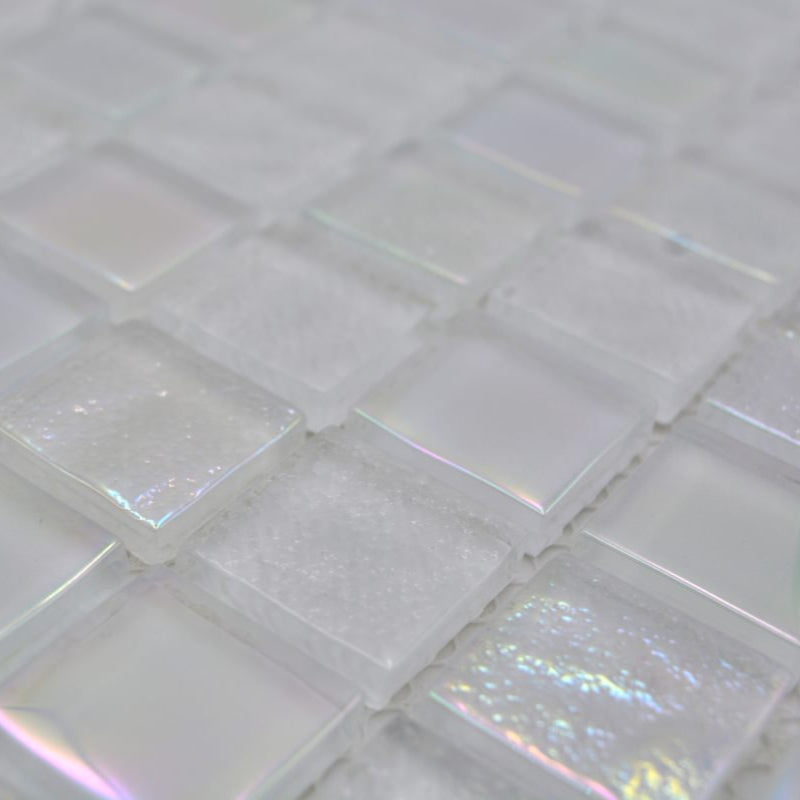 White Swimming Pool and Spa Mosaic