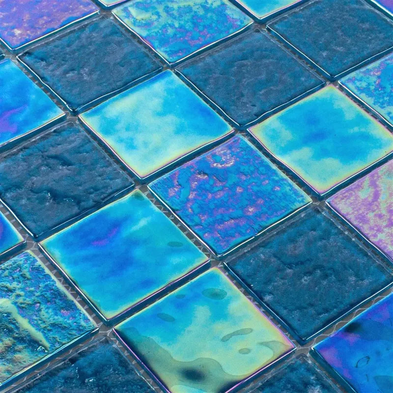 Blue diesel effect mosaic 
