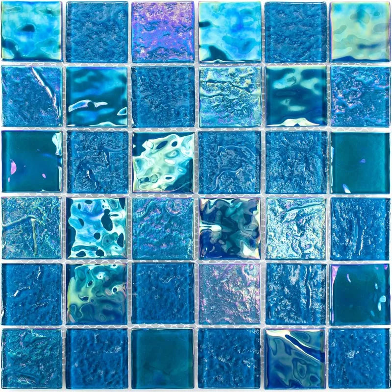 blue swimming pool mosaic 