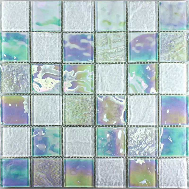nacre white waterproof mosaic tile 
