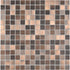 Bronze metal mosaic tile 