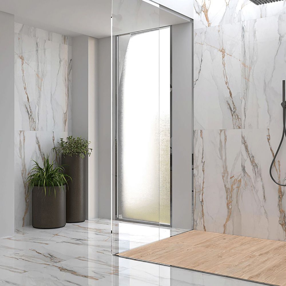 Aurum Gold Marble Effect Porcelain Floor Tile 1200x600 mm