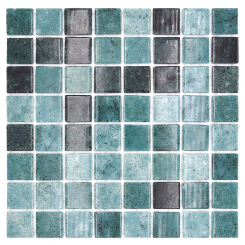 Luxury Bali Lagoon glass pool mosaic tiles for swimming pools and spa interiors