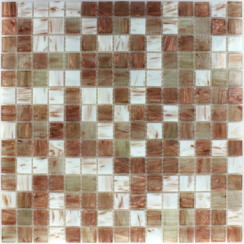 Peach Mix Waterproof Mosaic Tiles