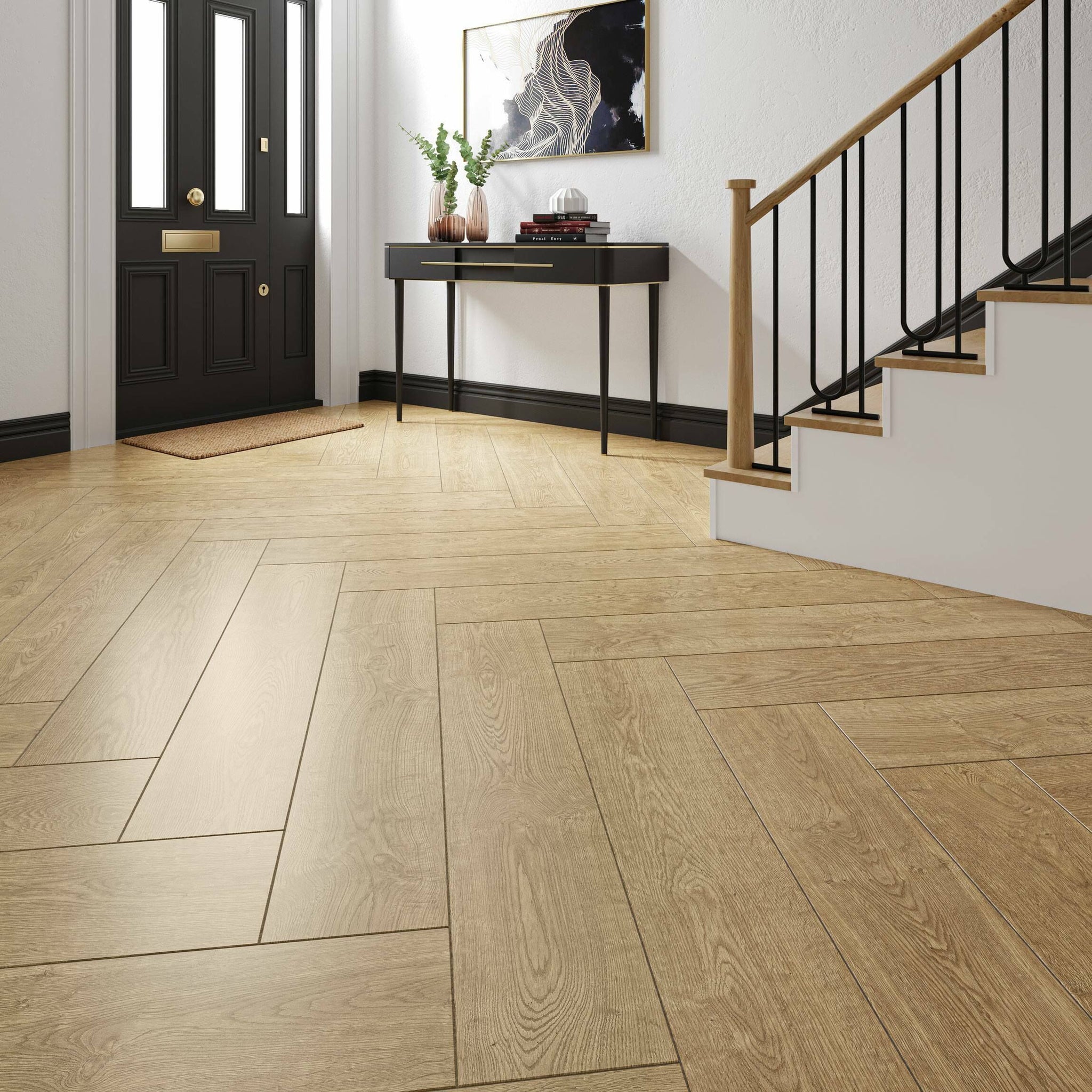 Oak Wood Effect Floor Tiles - 1200 x 230mm