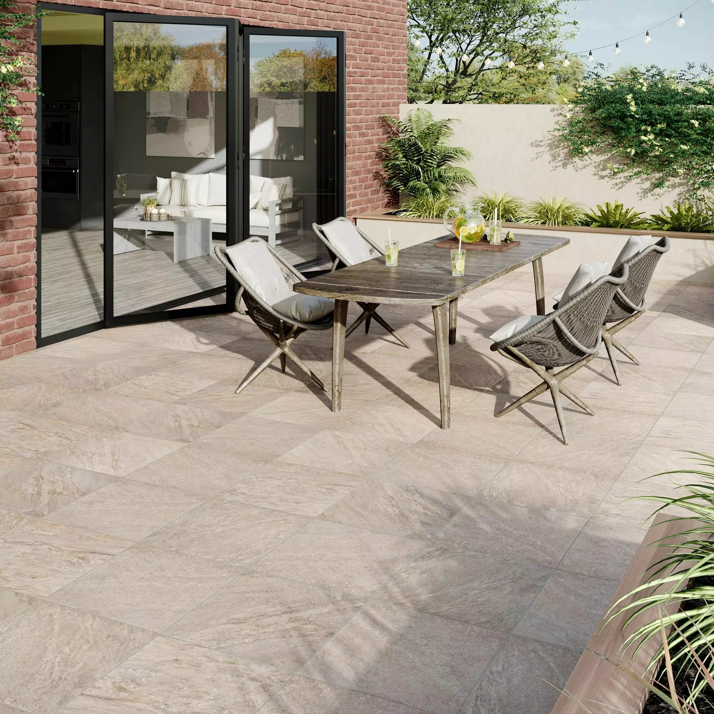 Beige Stone Indoor & Outdoor Tile