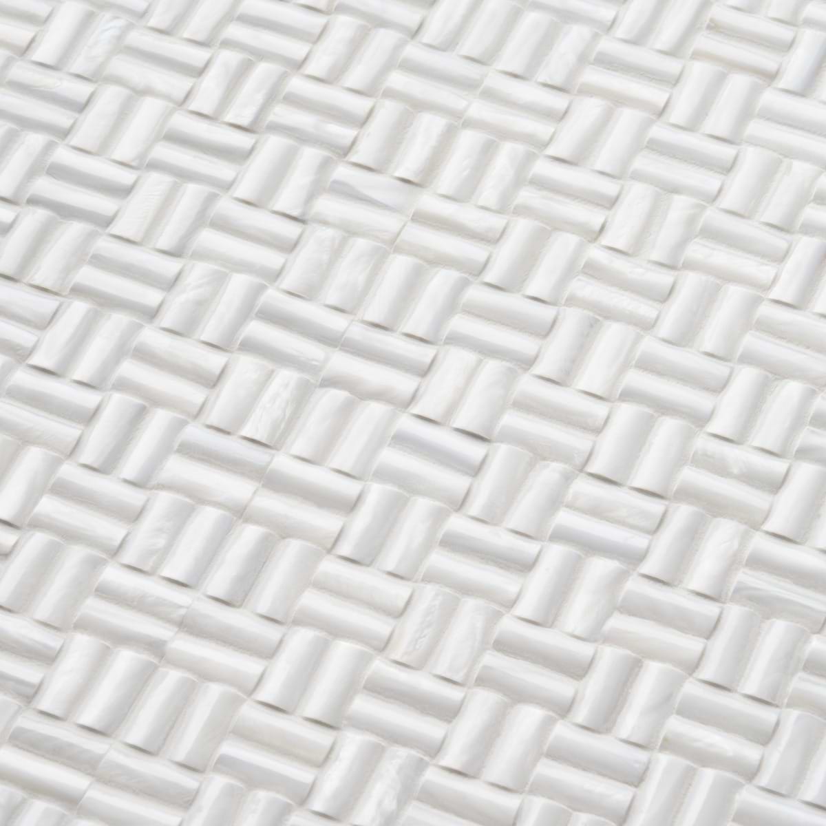 crosshatch white mosaic 