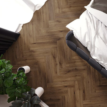 dark wood effect tiles 