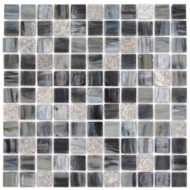 Black Lip Pearl Mix Mosaic Tile