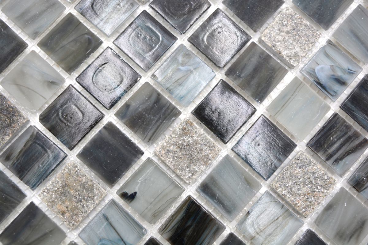 Black Pearl Mix Mosaic Tile