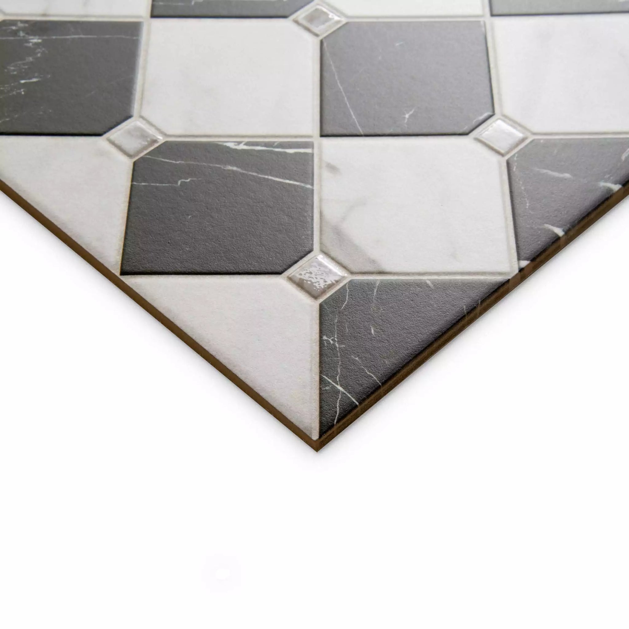 Black and White Bathroom Tile