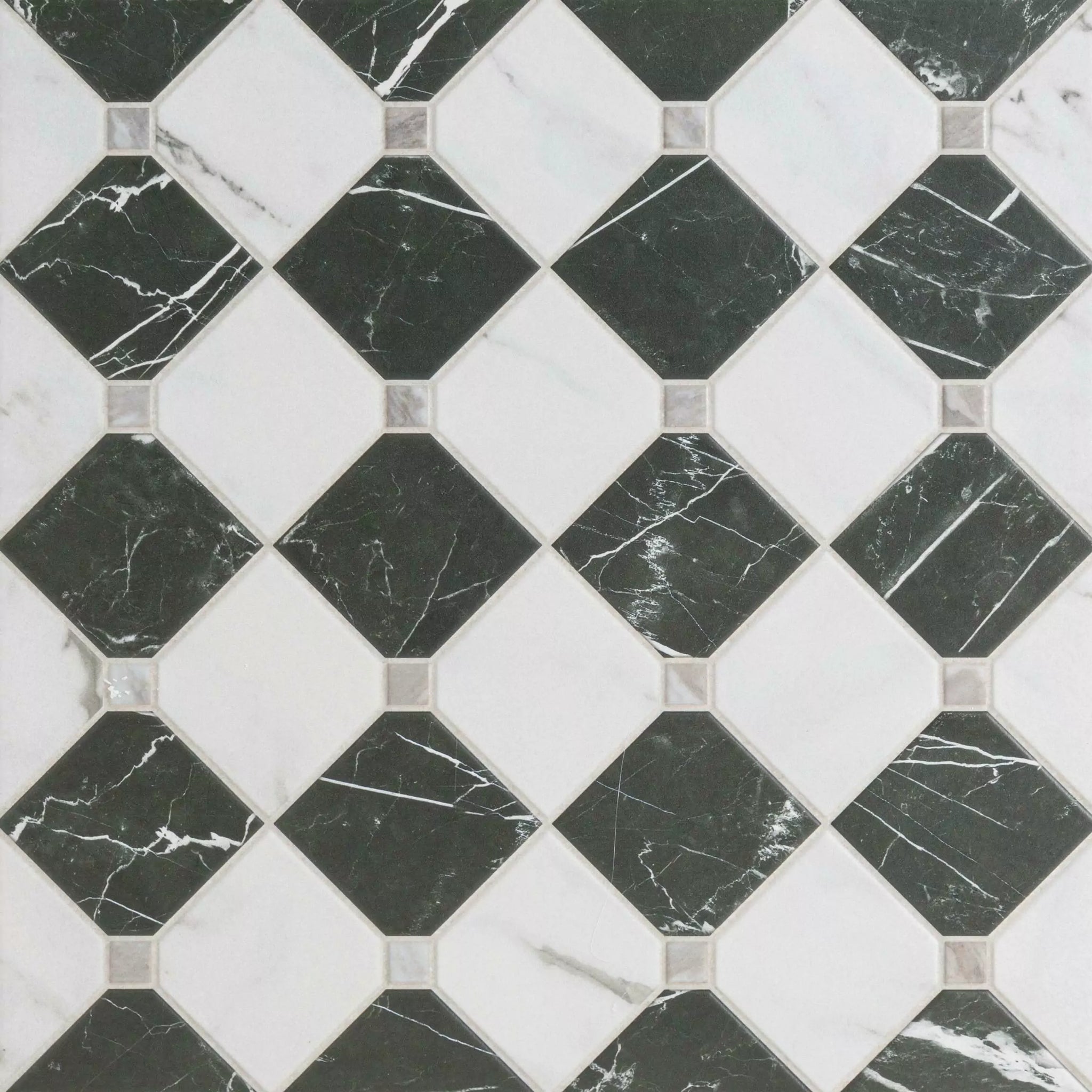 Black and White Pattern Tile
