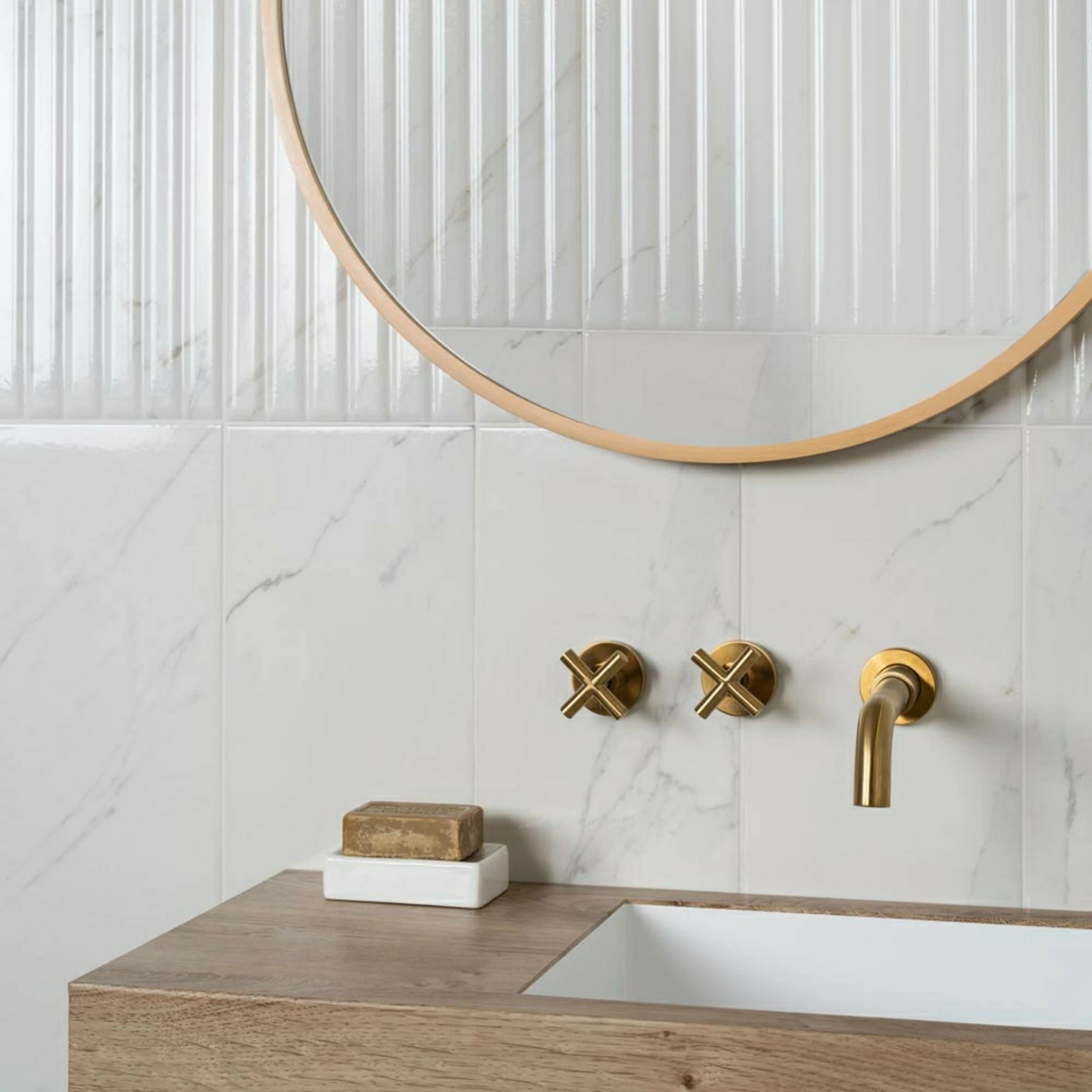 Blanco White Marble Effect wall tile