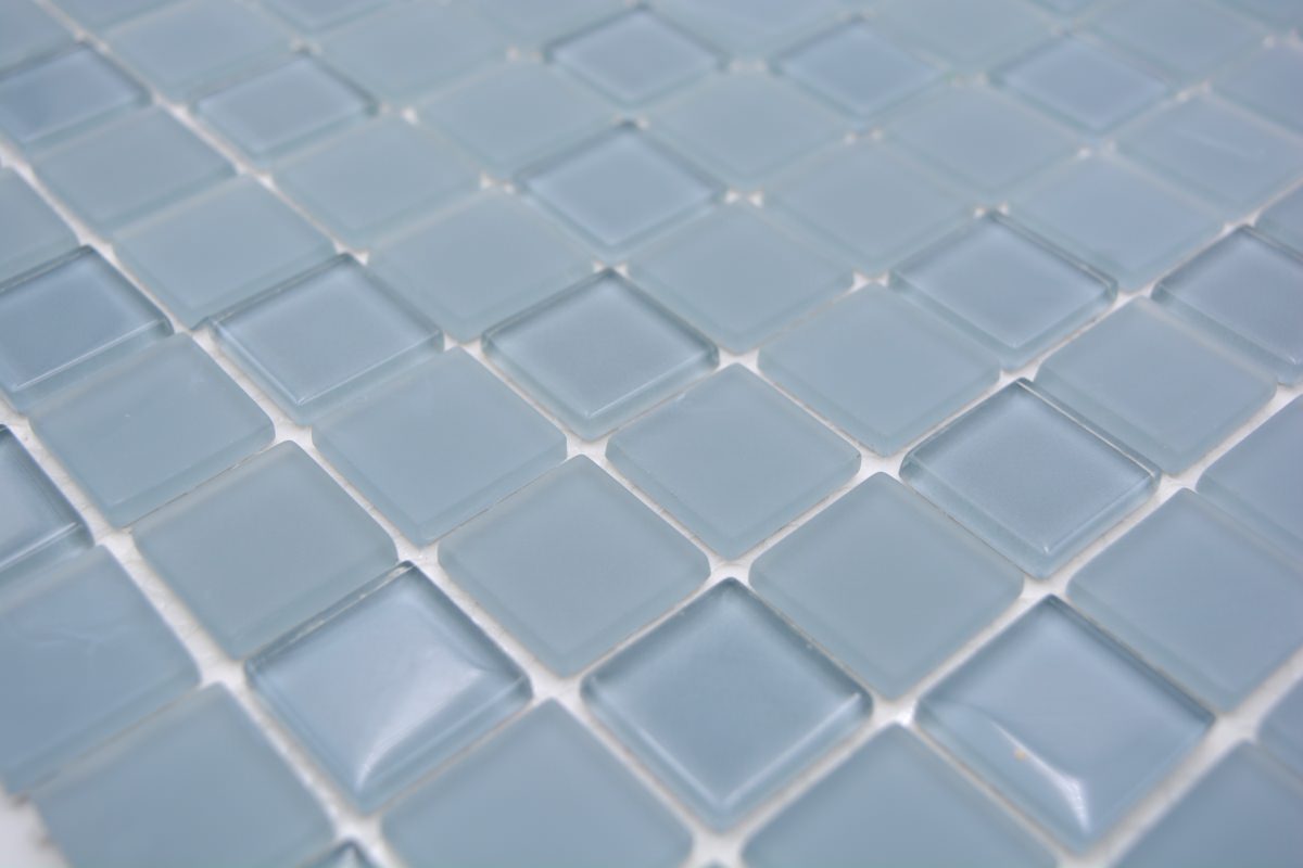 Blue Peel and Stick Mosaic Tile