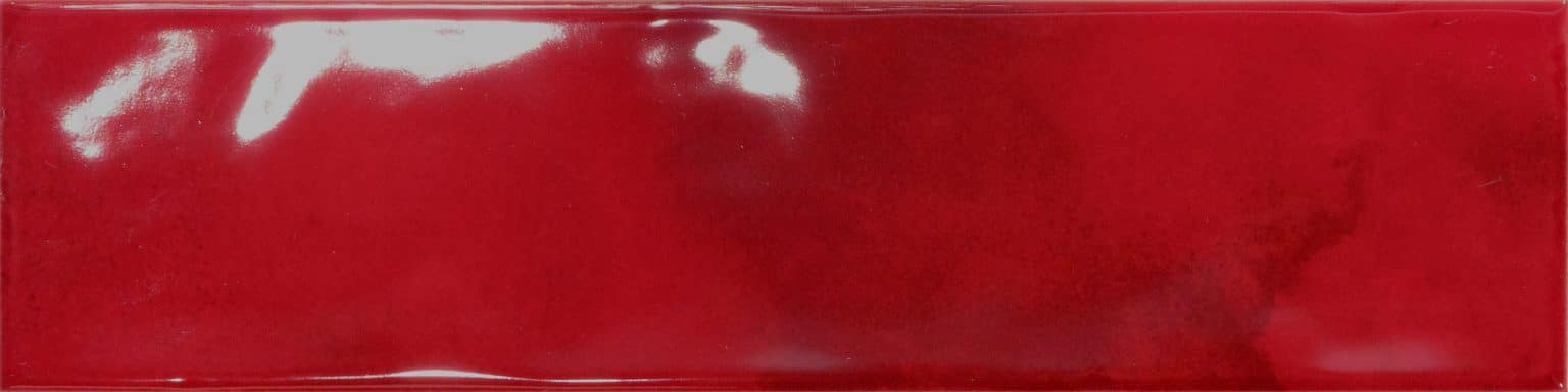 Red Ceramic Metro Wall Tiles 75x300 mm