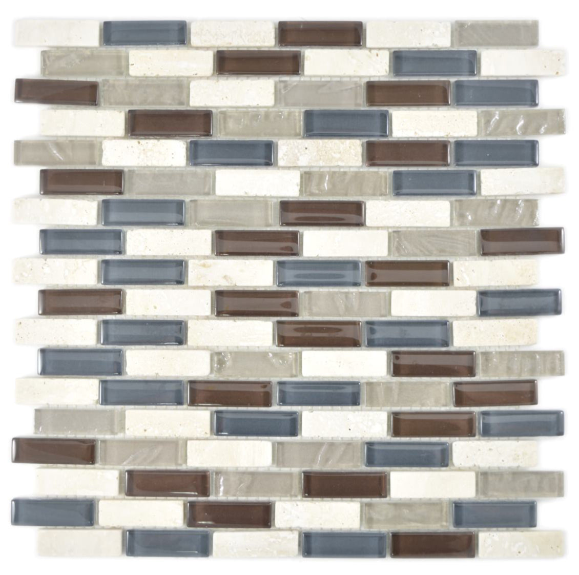 Brickstone Beige Mosaic Tiles