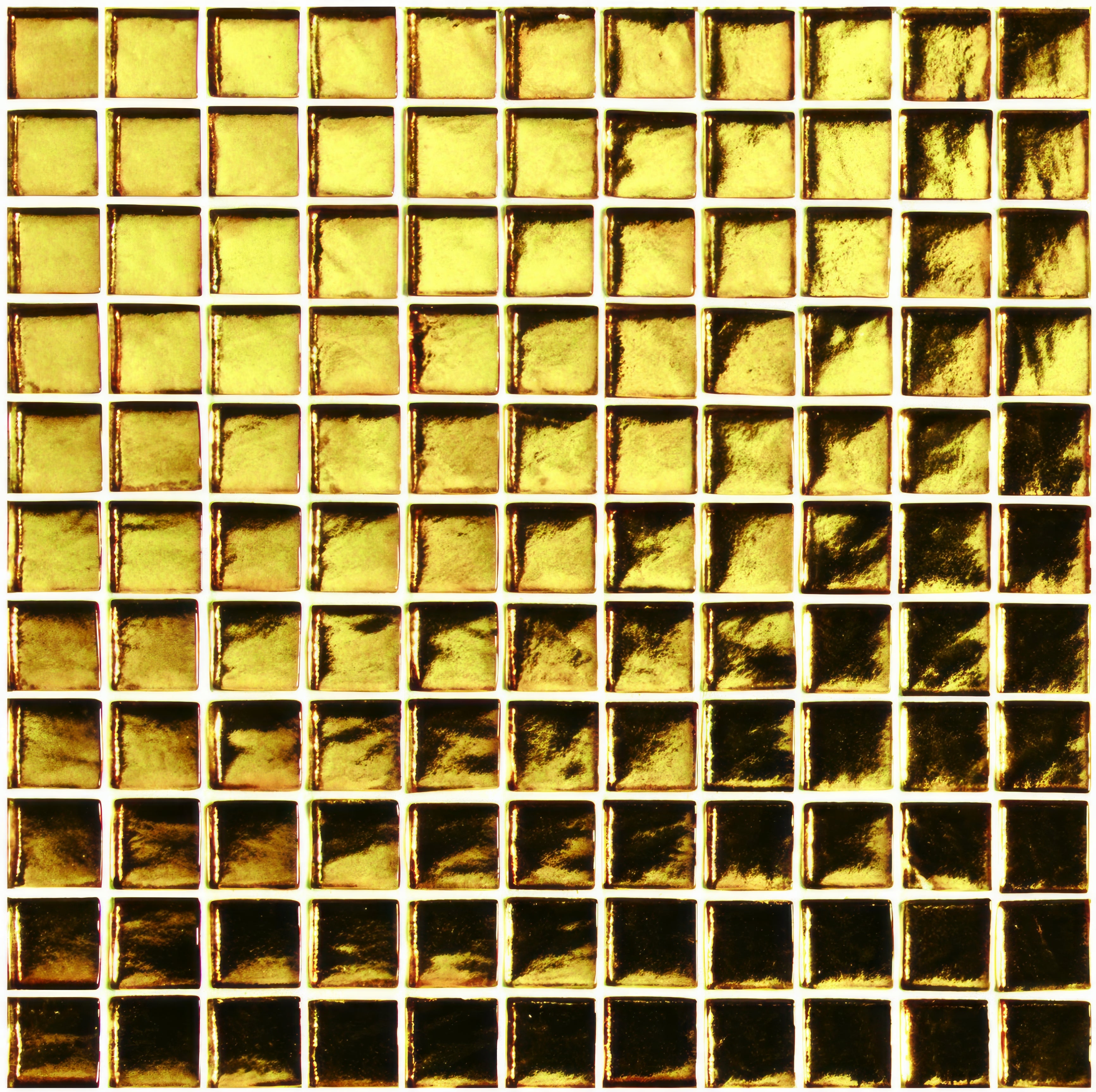 Gold Glass Mosaic Sheet