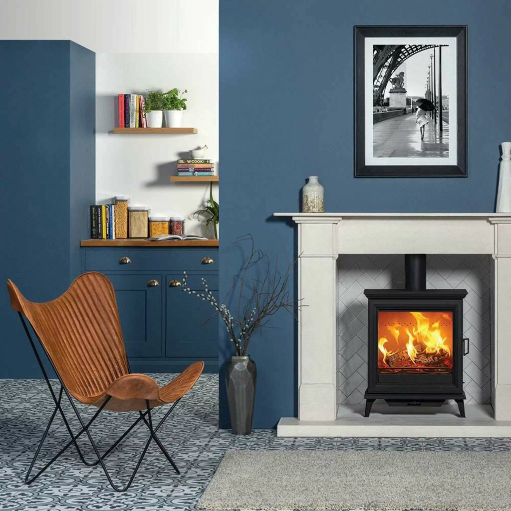 Blue pattern living room 