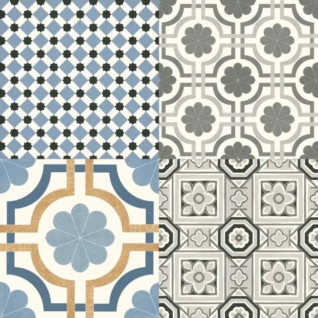 Multicolour Pattern Porcelain Wall & Floor Tile