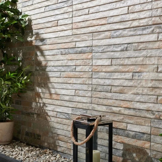 natural split face outdoor décor