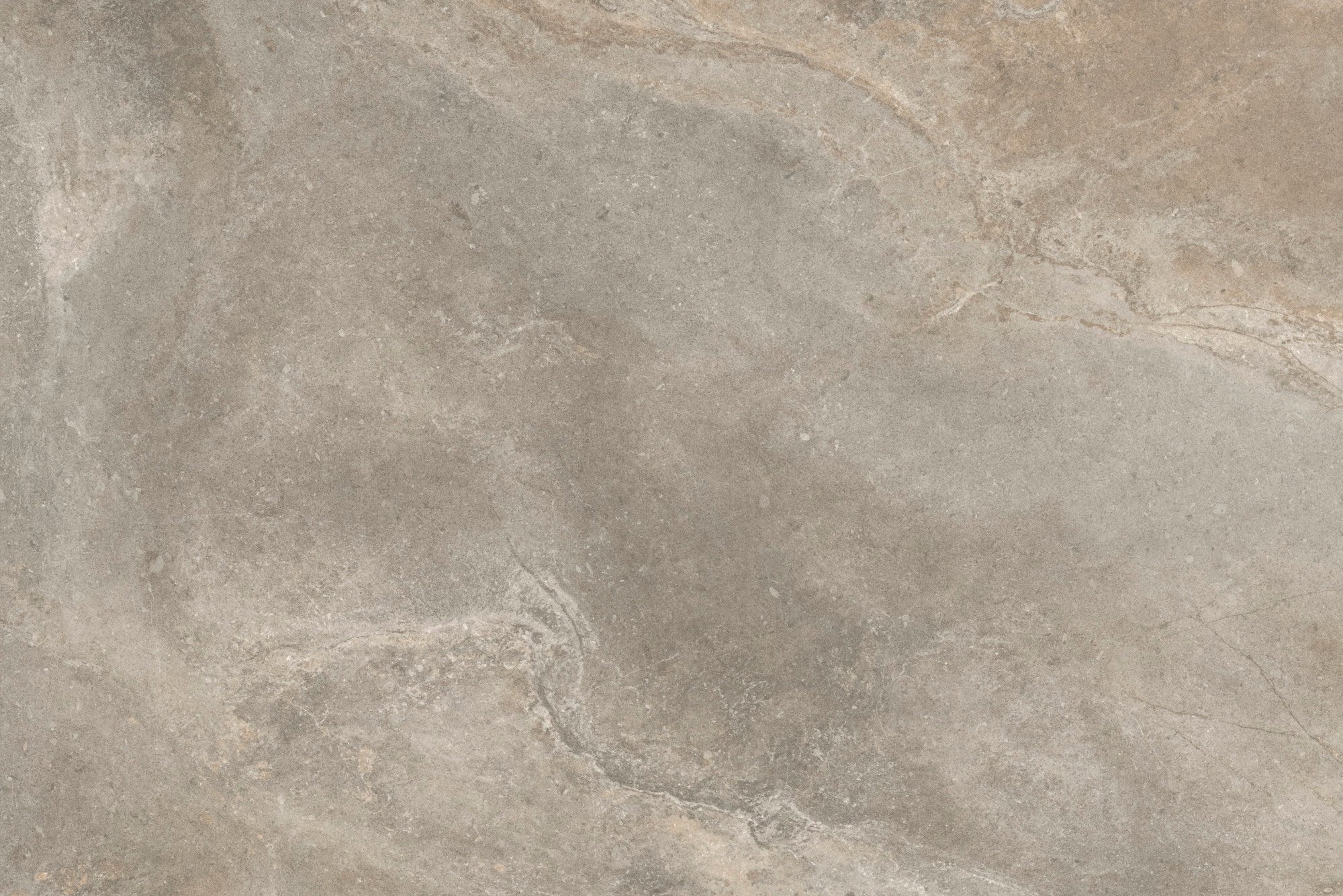 Large format matt porcelain tile in softly layered sand tones