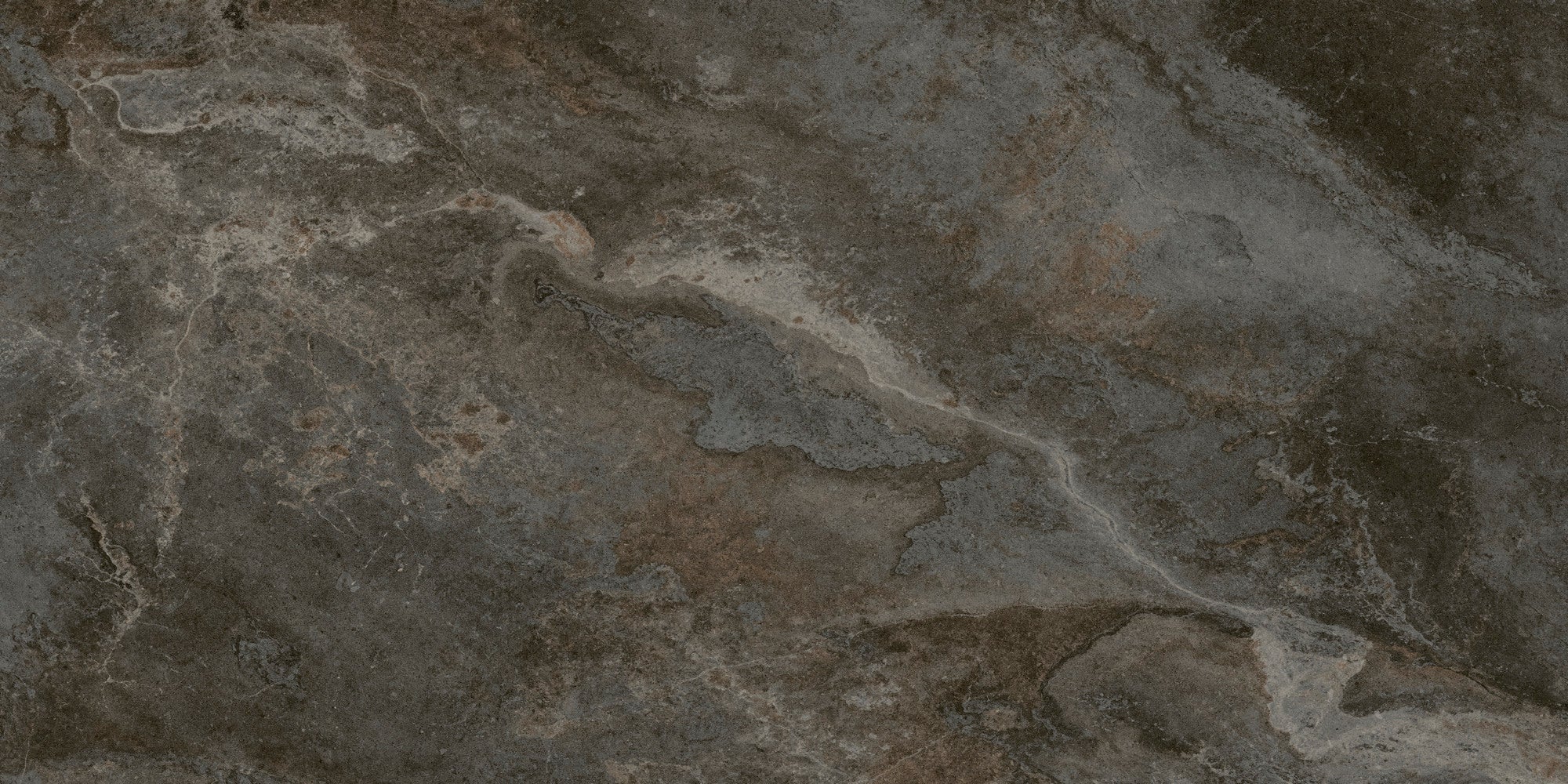 Close-up of Castilla Graphite porcelain surface with subtle veining
