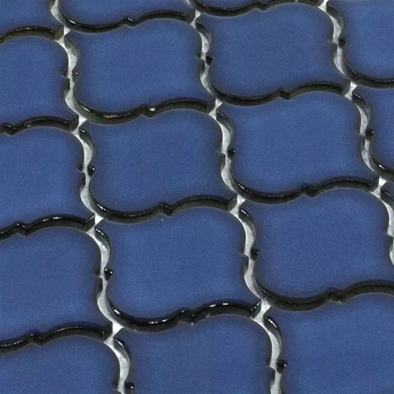 blue ceramic mosaic 