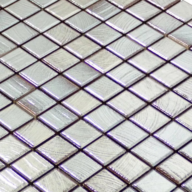 Luxury Silver Mosaic 23x23 Chip