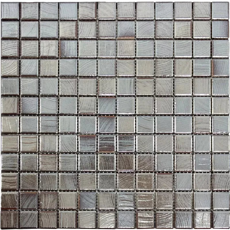 Silver ceramic mosaic for home improvement by luxury tiles  