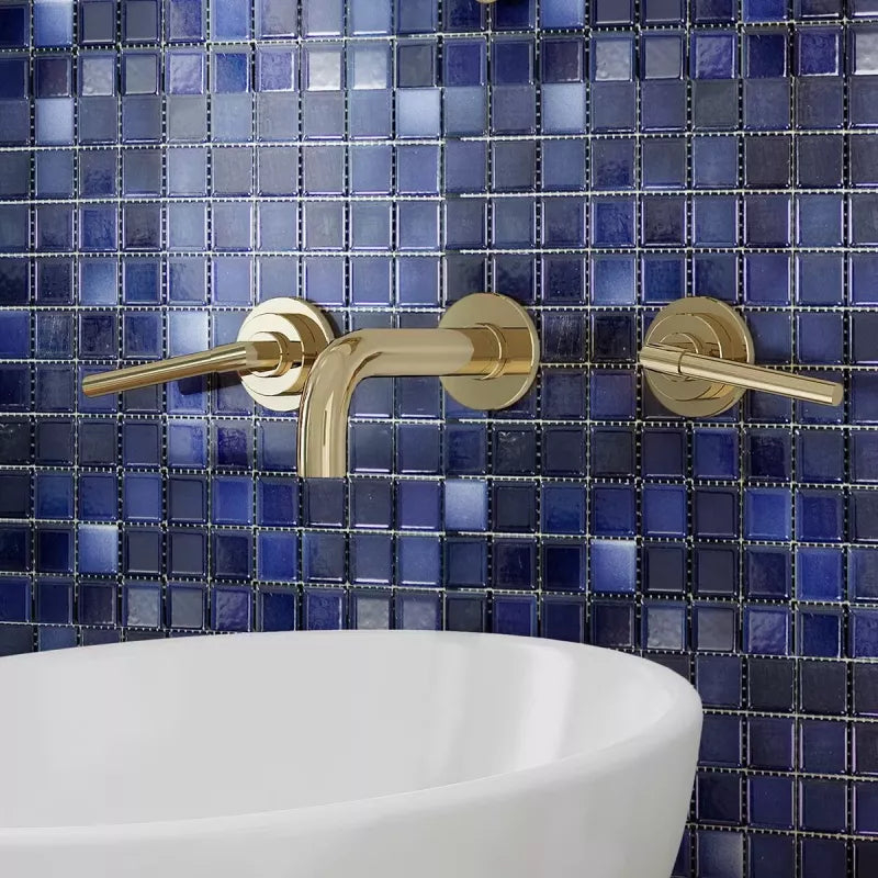 Blue bathroom mosaic 