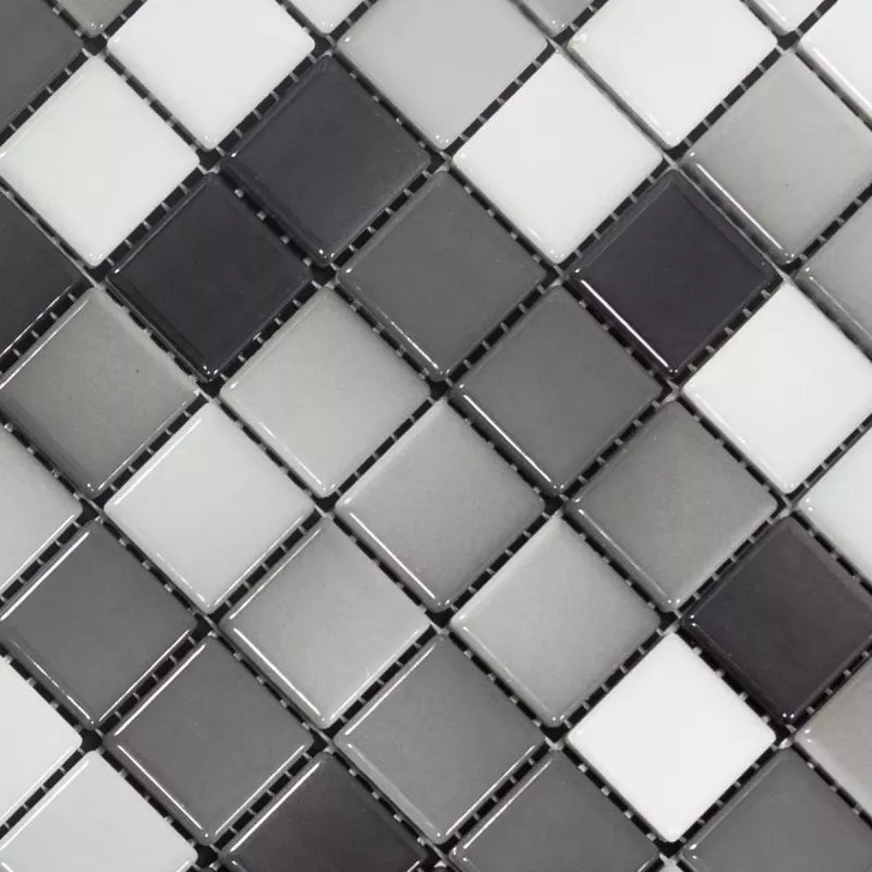 grey ceramic mosaic 