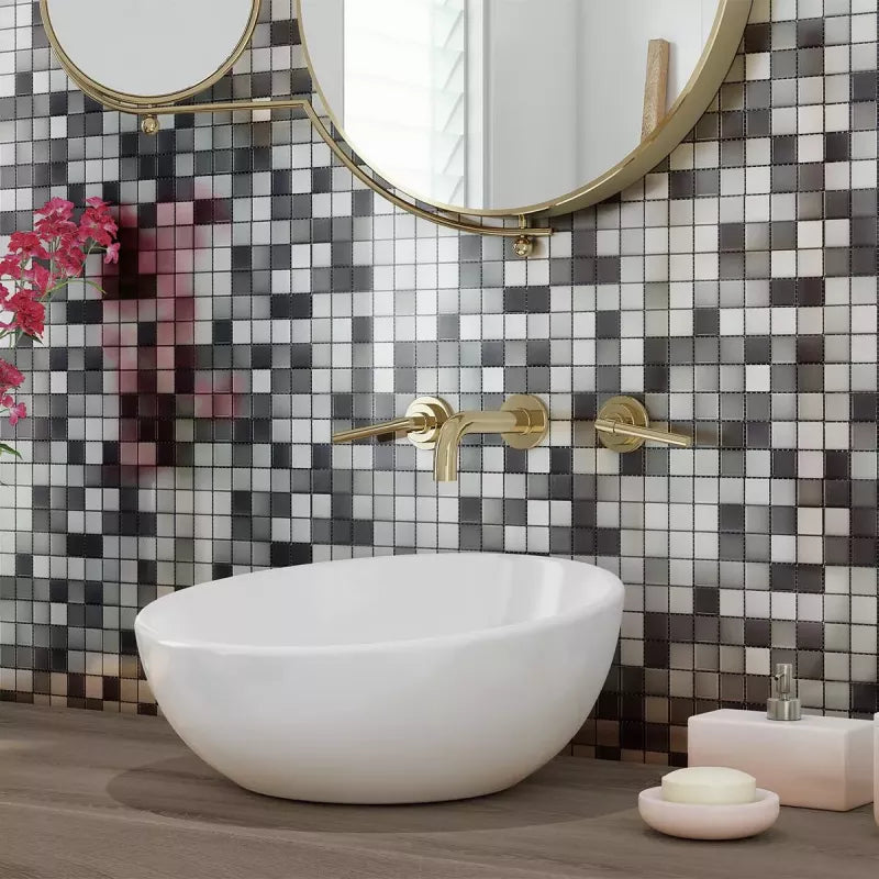 Mix grey mosaic tile 