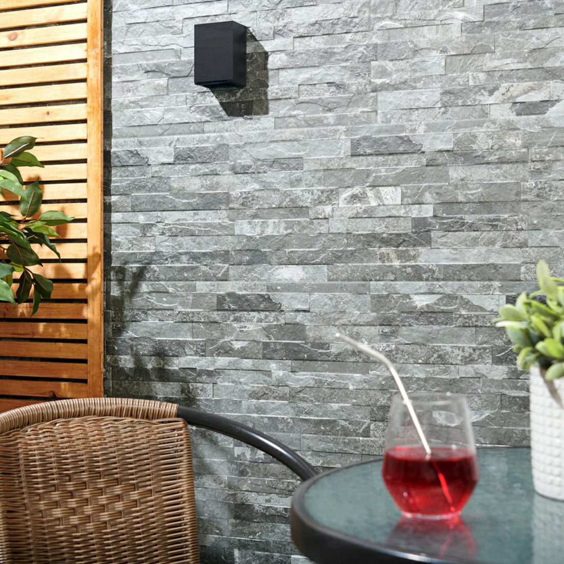 Charcoal Split Face Effect Tiles 60x30cm