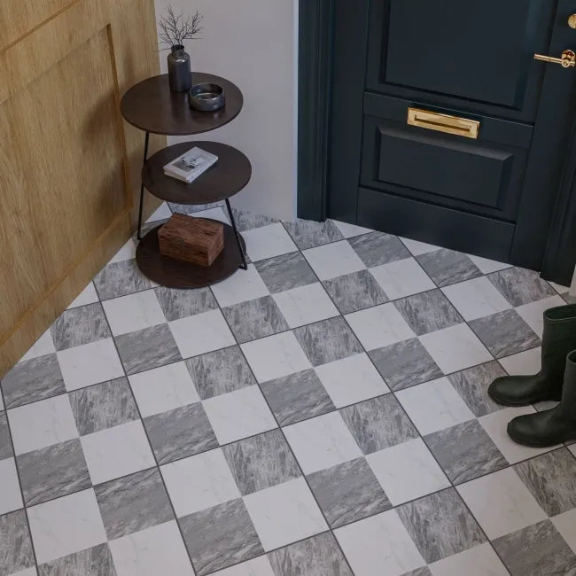 grey marble effect floor tiles 