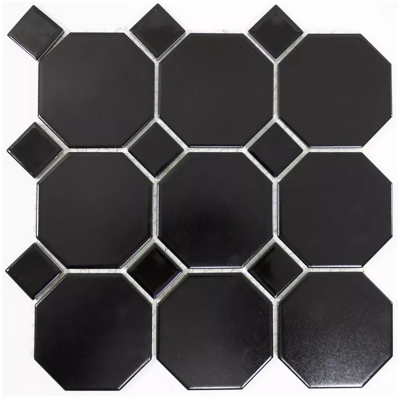 Black mosaic sheet