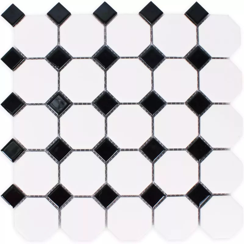 Chequered pattern mosaic 