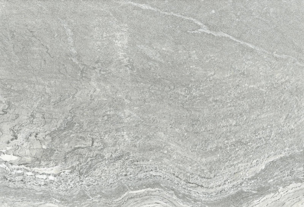 Close-up of County Hammer Stone Grey R11 anti-slip porcelain paving tile in a natural mid-grey finish.