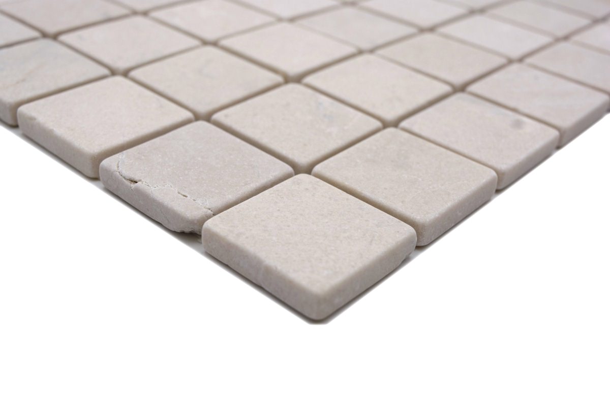 CREAM MARBLE MOSAIC TILE 