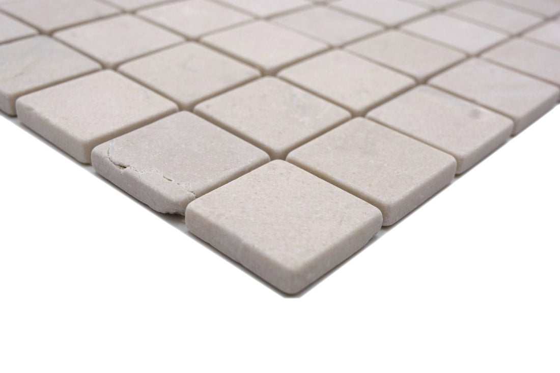 CREAM MARBLE MOSAIC TILE 